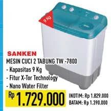 Promo Harga Sanken TW-7800  - Hypermart