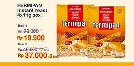 Promo Harga Fermipan Instant Yeast per 4 pcs 11 gr - Indomaret