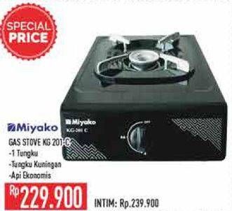 Promo Harga Miyako Kompor Gas Miyako KG-201 C All Variants 1 pcs - Hypermart