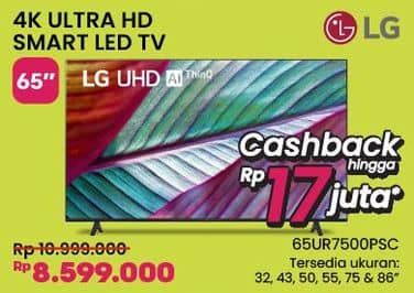 Promo Harga LG 65UR7500PSC  - COURTS