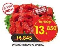 Promo Harga Daging Rendang Sapi Spesial per 100 gr - Superindo