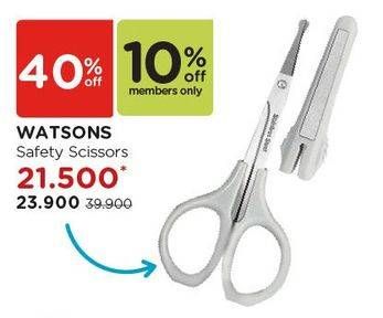 Promo Harga WATSONS Safety Scissors  - Watsons