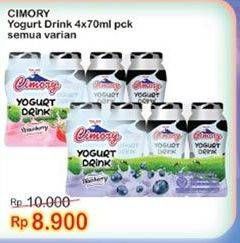 Promo Harga CIMORY Yogurt Drink All Variants per 4 botol 70 ml - Indomaret