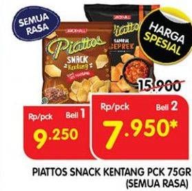 Promo Harga PIATTOS Snack Kentang 75 gr - Superindo