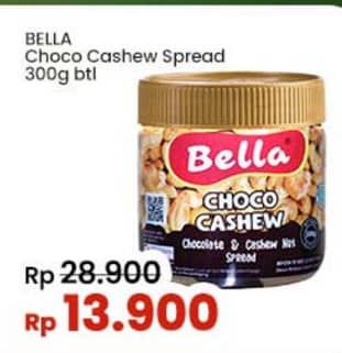 Promo Harga Bella Spread Jam Choco Cashew 330 gr - Indomaret