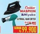 Promo Harga COSMOS / MASPION / MIYAKO Setrika/Hair Dryer  - Hypermart