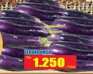 Promo Harga Terong Ungu per 100 gr - Hari Hari