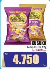 Promo Harga Kusuka Keripik Talas Pedas Daun Jeruk, Sapi Panggang 40 gr - Hari Hari