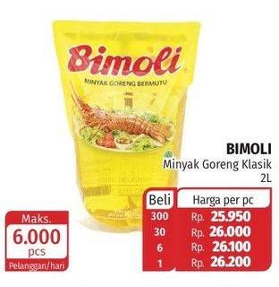 Promo Harga BIMOLI Minyak Goreng 2000 ml - Lotte Grosir