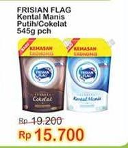 Promo Harga Frisian Flag Susu Kental Manis Cokelat, Putih 545 gr - Indomaret