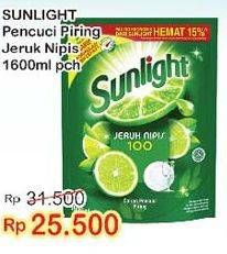 Promo Harga SUNLIGHT Pencuci Piring Jeruk Nipis 100 1600 ml - Indomaret