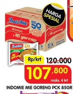 Promo Harga Indomie Mi Goreng per 40 pcs 85 gr - Superindo