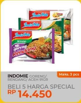 Promo Harga Indomie Mi Goreng Spesial, Rendang, Aceh 85 gr - Yogya