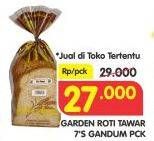 Promo Harga GARDEN Roti Tawar Gandum 7 pcs - Superindo