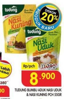 Promo Harga Tudung Bumbu Nasi Uduk, Nasi Kuning 55 gr - Superindo