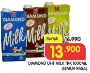 Promo Harga DIAMOND Milk UHT All Variants 1 ltr - Superindo