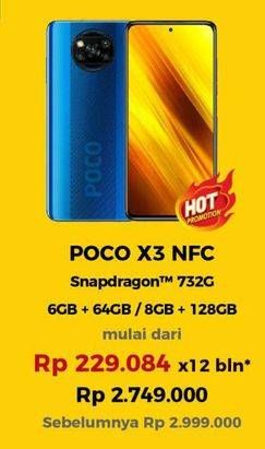 Promo Harga XIAOMI POCO X3 NFC  - Erafone