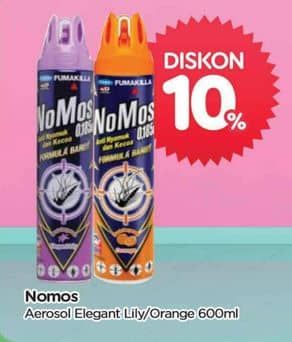 Promo Harga Nomos Aerosol Elegant Lily, Orange 600 ml - TIP TOP