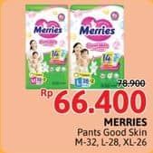 Promo Harga Merries Pants Good Skin M32, L28, XL26 26 pcs - Alfamidi