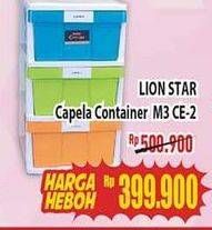 Promo Harga LION STAR Container 3 Susun Capela  - Hypermart