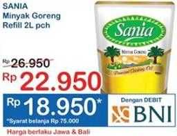 Promo Harga SANIA Minyak Goreng 2 ltr - Indomaret