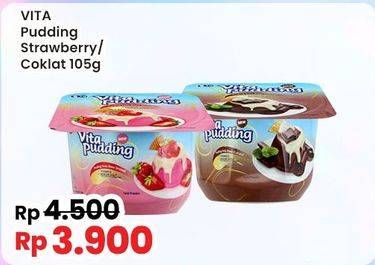 Promo Harga Vita Pudding Pudding Stroberi, Cokelat 105 gr - Indomaret