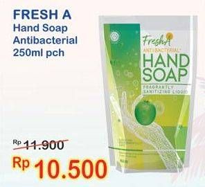 Promo Harga FRESH A Hand Soap 250 ml - Indomaret