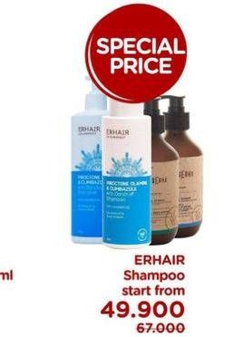 Promo Harga ERHAIR Shampoo All Variants 370 ml - Watsons