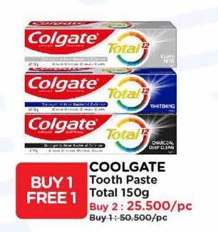 Promo Harga Colgate Toothpaste Total 150 gr - Watsons