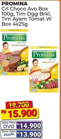 Promo Harga Promina Bubur Tim 8+/Sweet Cereal  - Alfamart