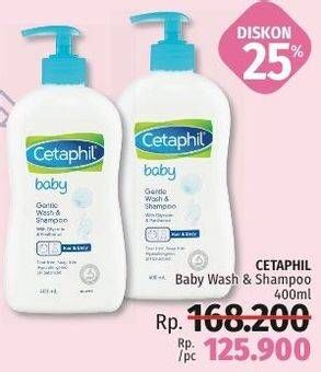 Promo Harga CETAPHIL Baby Gentle Wash & Shampoo 400 ml - LotteMart
