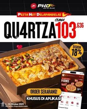 Promo Harga QU4RTZA  - Pizza Hut