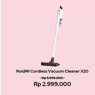 Promo Harga XIAOMI Roidmi Cordless Vacuum Cleaner X20  - Erafone