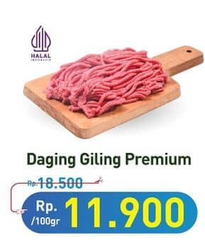 Promo Harga Daging Giling Sapi Premium per 100 gr - Hypermart