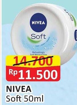 Promo Harga NIVEA Creme Soft 50 ml - Alfamart