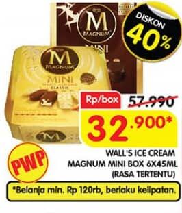 Promo Harga Walls Magnum Mini per 6 pcs 45 ml - Superindo