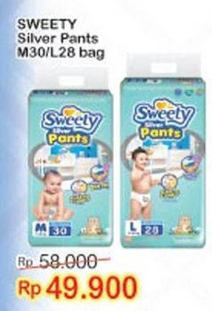 Promo Harga Sweety Silver Pants M30, L28  - Indomaret