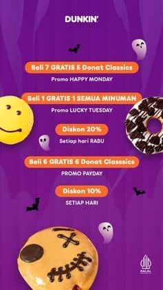 Promo Harga Promo Dunkin  - Dunkin Donuts