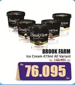 Promo Harga Brookfarm Ice Cream All Variants 473 ml - Hari Hari