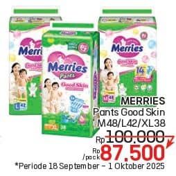 Promo Harga Merries Pants Good Skin M48/L42/XL38  - LotteMart