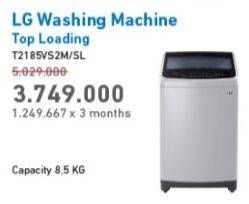 Promo Harga LG T2185VS2M | Mesin Cuci Top Loading 8,5kg  - Electronic City