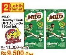 Promo Harga Milo Susu UHT 180 ml - Indomaret
