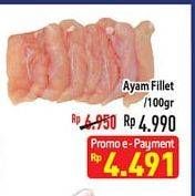 Promo Harga Ayam Fillet per 100 gr - Hypermart