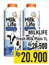 Promo Harga Milk Life Fresh Milk Murni 1000 ml - Hypermart