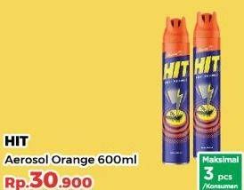 Promo Harga HIT Aerosol Orange 600 ml - Yogya