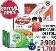Promo Harga Lifebuoy, Medicare, Dettol Soap  - LotteMart