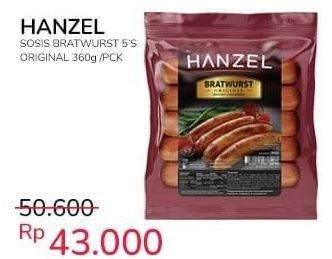 Promo Harga HANZEL Bratwurst Original 360 gr - Indomaret