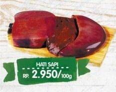 Promo Harga Beef Liver (Hati Sapi) per 100 gr - Yogya