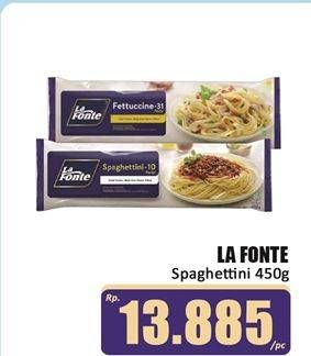 Promo Harga La Fonte Spaghetti 450 gr - Hari Hari