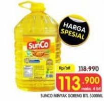 Promo Harga Sunco Minyak Goreng 5000 ml - Superindo